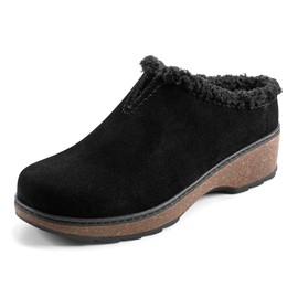 Earth Footwear, Kolia8 Round Toe Slip-on Casual Heeled Mules, Black 003, 8 M