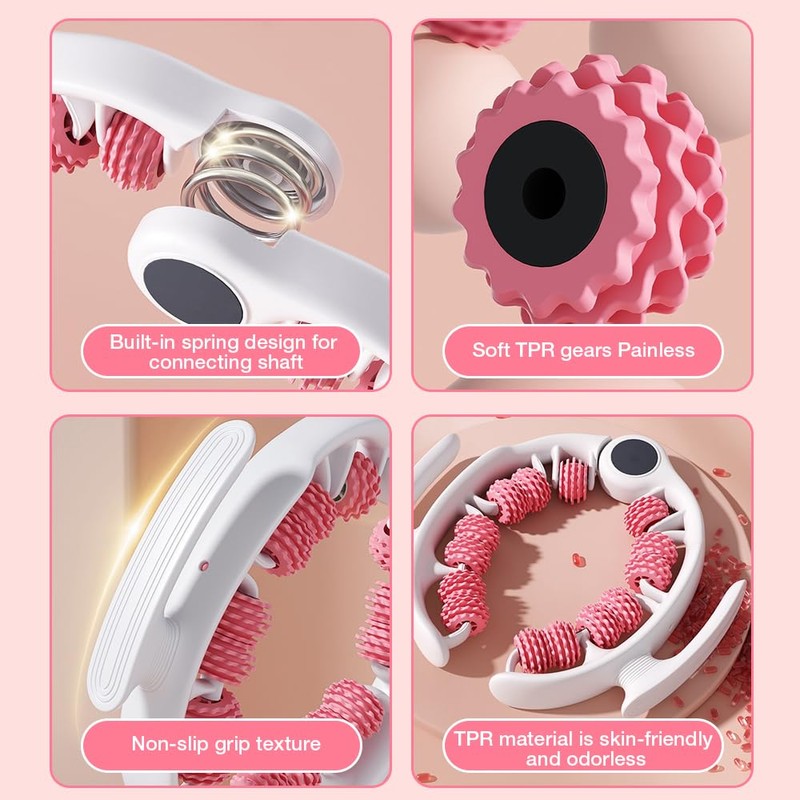 HOVCEH Cellulite Massager, Massage Roller Legs, 360° Coverage, Anti Cellulite
