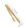 Gatuida 4 Pcs 15cm Stainless Steel Food Serving Tongs Ice