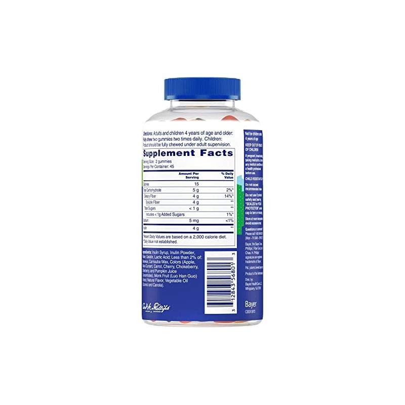 Phillips' Fiber Good Gummies, Daily Fiber Supplement, 90 Count