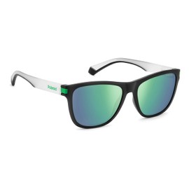 Polaroid PLD 2138/S Matte Black/Green 56/17/140 unisex Sunglasses