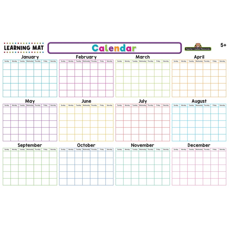 Calendar Learning Mat
