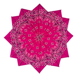 HankieWorld Bandanas 6&12 Pack Cotton 22inch Unisex Cowboy Kerchiefs(Hot Pink-12 pack)