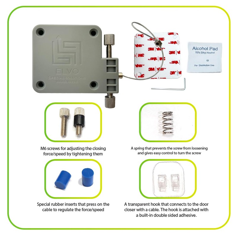 Lily's Home Automatic Door Closer - Sliding Screen Auto Door