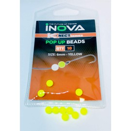 Inova Pop Up Floating Beads: Yellow: 6mm