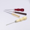 4 Pcs Handheld Tool Compact Size Long Handle Punching Awls