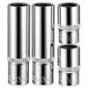 4-Piece 13mm Socket Set, 3/8-Inch Drive, 6-Point, Deep & Shallow