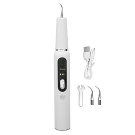 Electric Dental Calculus Remover 3 Modes LED IPX6 Waterproof Tartar Scraper Plaque Remover for Home Use
