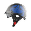 1Storm Motorcycle Half Face Helmet Mopeds Scooter Pilot with Retractable