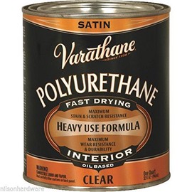 1 Qt Clear Satin Oil Based Varathane Interior Polyurethane For Wood 9141H