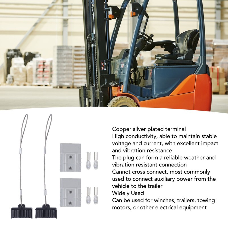 2 Set Battery Quick Connector Kit PC Shell Silver Plated