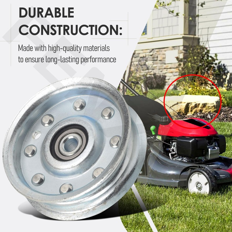 FENXDN Idler Pulley B527 (OD-3.25", ID-3/8) for Sw-isher Lawn Mower