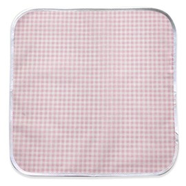 Panini Tessuti, Bib Holder Made of Pure Cotton Terry Cloth with Elastic Band for Feeding Lunch Snack in Nursery Size 28 x 33 cm Fancy Astronauts, pink