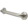 Kingston Brass DR714168 Metropolitan 16" Grab Bar, 1-1/4" Diameter, Brushed