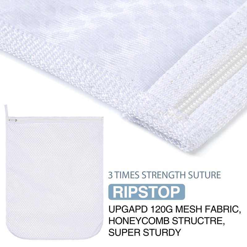3 pcs Durable Honeycomb Mesh Laundry Bags for Delicates 3