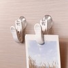 (4 Pack) Suction Cup Hook Clips - Multi-Purpose Non-Trace Wall-Sticking