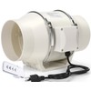 Nalle 4 Inch Inline Duct Fan Radon Fan with Remote