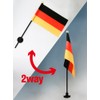 TOSPA Germany Mini Flag Flag Flag Size 4.1 x 6.2