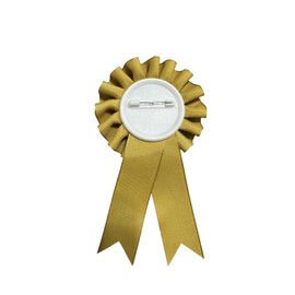 Birthday Girl Satin Ribbon Badge – Gold Pin for Celebrations