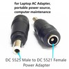 FENGHAISHUN DC5521 Female to 5525 Male DC Power Adapter Connector
