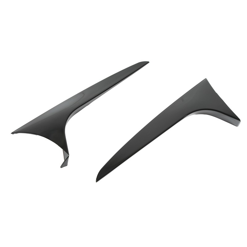 Pair Rear Window Splitter Spoiler Side Wing Cover for 3