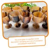 NOLITOY Ox Horn Goblet Drinking Cup Artistic Decor for Cosplay
