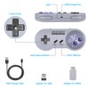 Asopiram Wireless Controller for SNES Classic Switch, 2-Pack Retro 2.4GHz
