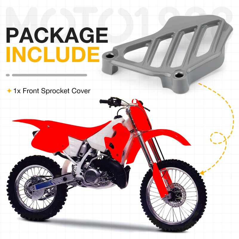 Front Sprocket Cover For Honda CR250R CR500R 1984-2001