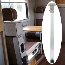 Rosvola Modern Adjustable Table Legs, 560-930mm, Silver, 1pc, Aluminum, Foldable & Retractable, Ideal for Tables, Indoor/Outdoor/Furniture/Vehicles/Commercial Spaces