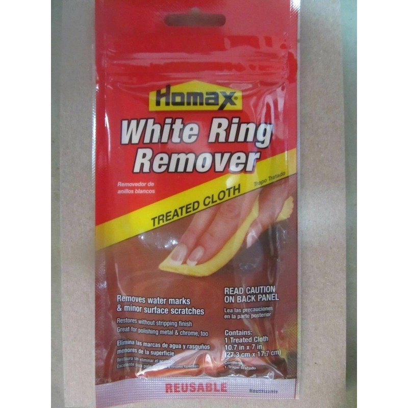 Homax White Ring Remover Treated Cloth Remove water marks #2236