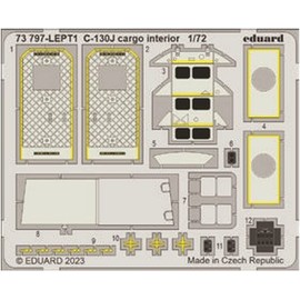 Eduard Sprue Brothers 1:72 Color PE - C-130J Hercules Cargo Interior (ZVE kit), EDU73797