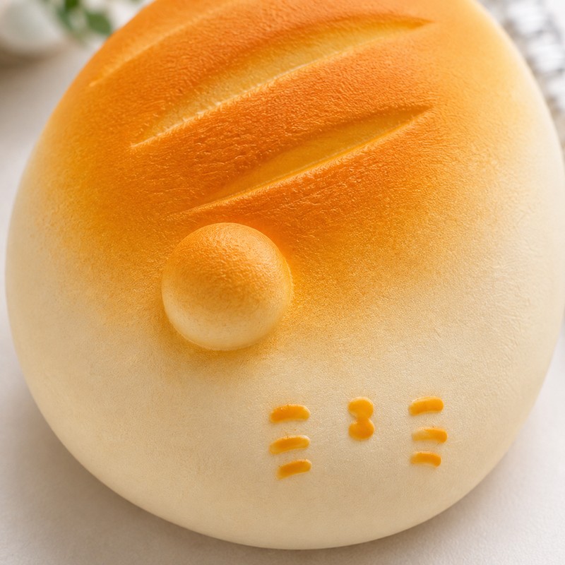 Giant Bread Squishy Toy for Squeezing & Fidgeting – 10cm