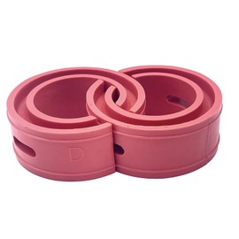 Crown Doris Universal Rubber Spacer Spring Rubber Shock Absorber Auto Harmonic Suspension Custom 2 Parts Set 23mm