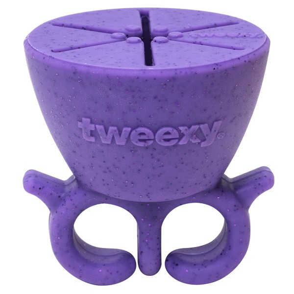 Tweexy - Wearable Nail Polish Bottle Holder, Purple Crush