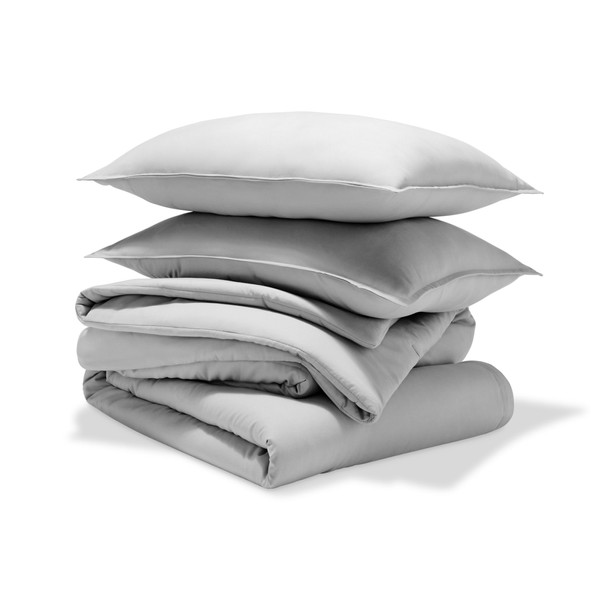 Bare Home Comforter Set - Queen Size - Ultra-Soft -