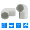 YSIL PVC Fittings Elbow Furniture Grade Connector 2 Way 90