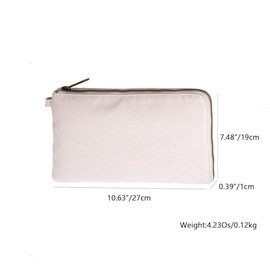 Bolsa de almacenamiento con cierre simple y elegante para mujer, Beige-mejorado-3, Sencillo