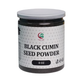 Yogi's Gift Black Cumin Seed Powder 8 oz, Ground Nigella Sativa, Kalonji, Comino Negro en Polvo for Cooking, Smoothies, and Natural Flavor Boost, Long-Lasting Aroma