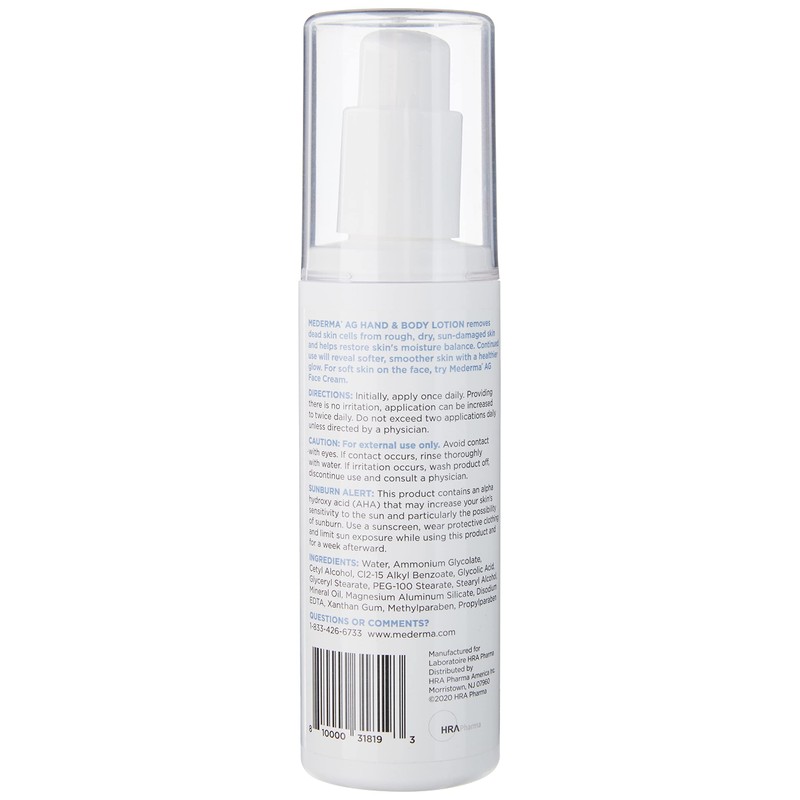 Mederma AG Hand & Body Lotion, 6 Ounce
