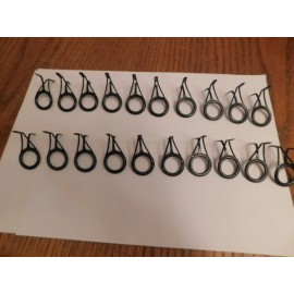 AMERICAN TACKLE ATLAS FISHING SPINNING ROD BUILDING GUIDES EYES HLG-25 HALIDE HIGH FRAME 20 NEW