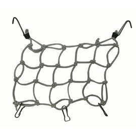 Bicycle Rubber Rope Security Net Rubber Front Basket Gray 33845