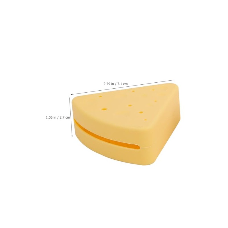 SOIMISS Caja Triangular de Silicona para Esponjas de Maquillaje Portátil