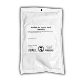 Bearded Butchers Hot Seasoning 13oz – Adds Bold Heat & Flavor to 25 lbs of Meat – Perfect for Brats, Sausages, Jerky, and DIY Meat Processing – No MSG, Natural Spices