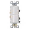 Broan-NuTone P2RW Two-Rocker Wall Control Switch for Bathroom Exhaust Fan,