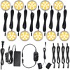Meigour LED Puck Lights Kit for Under Cabinet Lighting, Rotary