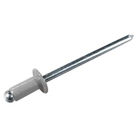 Eagle 1 Blind Aluminum Pop Rivets (1/8" x 1/4", 42) Blind Pop Rivets - Gutter pop Rivets - Many Colors With Free 1/8" drill bit included (100 pcs, Pearl Grey)