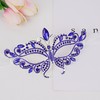 Biiange Blue Crystal Mask - Women Masquerade Mask, Blue Rhinestone