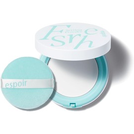 ESPOIR Fresh Polvo Fijador 24AD 3g - Polvo Fijador Suave y Ultradelicado con Complejo 7 Ácidos Hialurónicos, Control de Brillo y Fijación Larga Duración