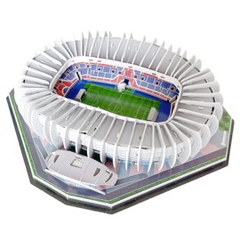 Habarri Parc des Princes Stadium Puzzle 3D - 3D Puzzle Stadium - 3D Football Stadium for Children and Adults - Model of a Football Stadium - Model Building - 123 Elements