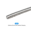 METALLIXITY Brush Seal Weather Stripping (3/16"x1/4"x49.2ft), Card Slot Elastic Door